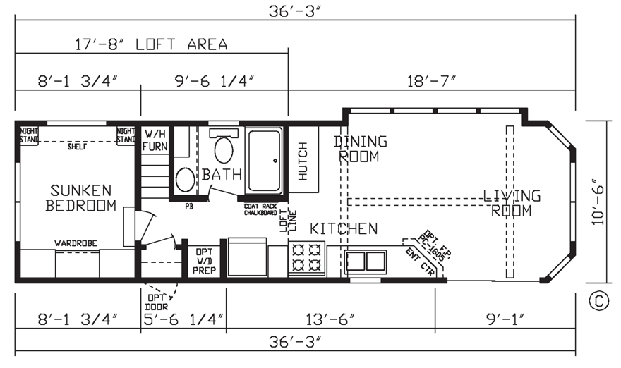 Boulton II Park Model Loft 