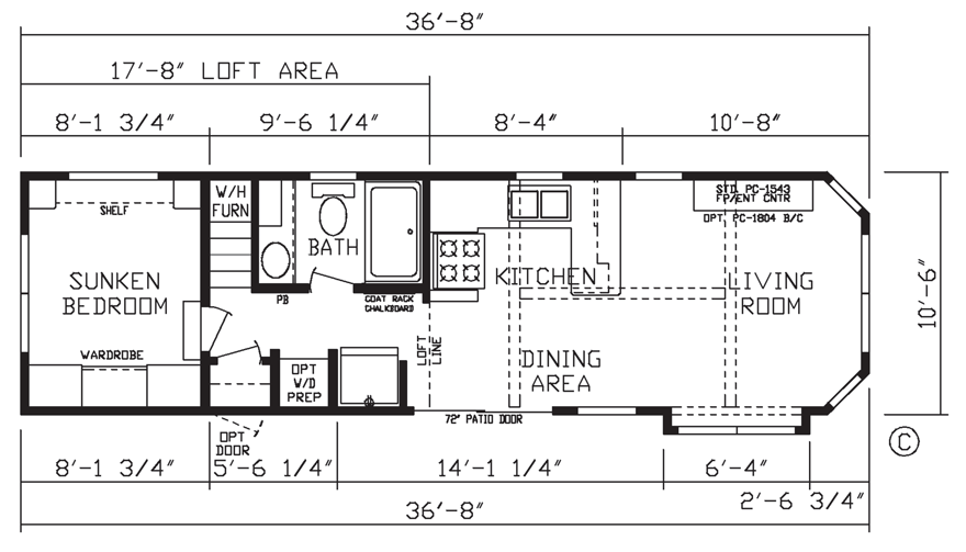 Greenview Park Model Loft 