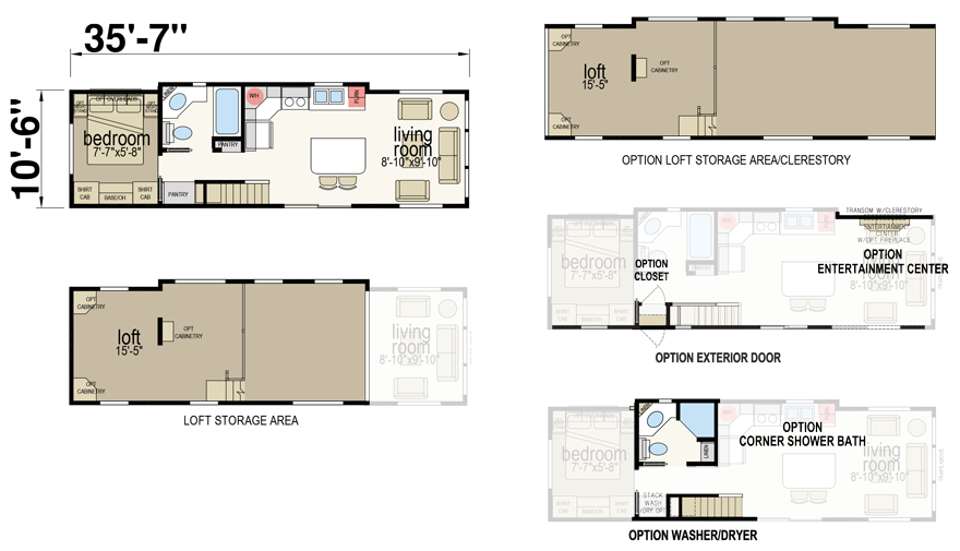 Holmes Park Model Loft 