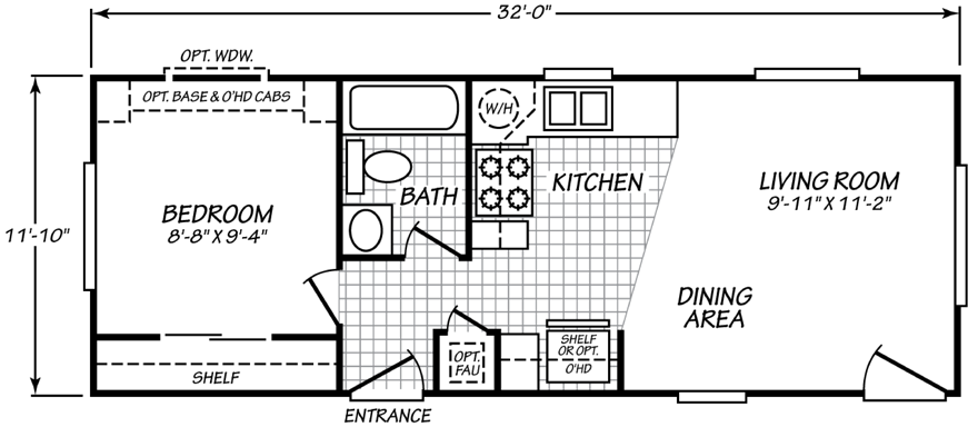 Gervais 11 0 X 32 Park Model Rv Floor